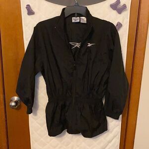Retro girls size large Reebok wind breaker